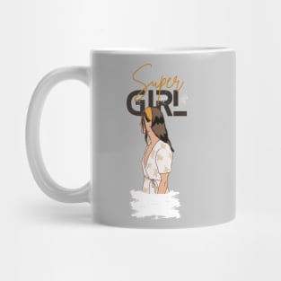 Super girl, power of being woman Mug